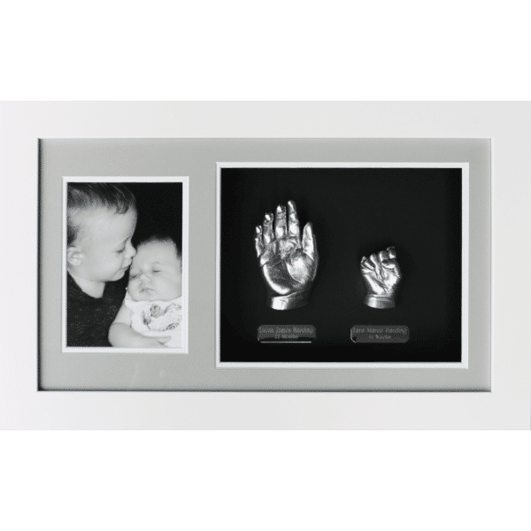 Sibling Frame, Two Hands & Photo