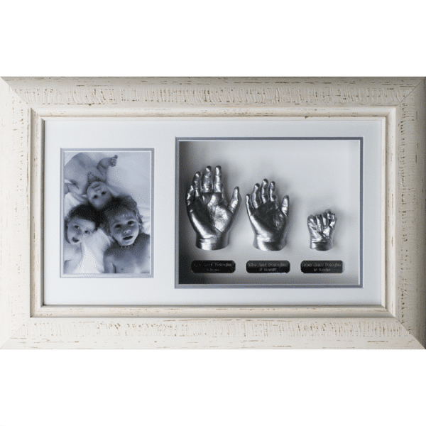 Sibling Frame, Three Hands & Photo